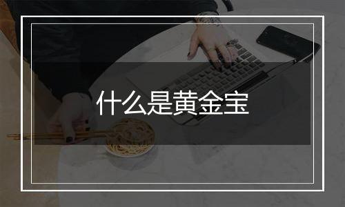 什么是黄金宝