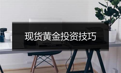 现货黄金投资技巧