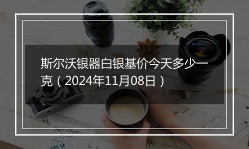 斯尔沃银器白银基价今天多少一克（2024年11月08日）