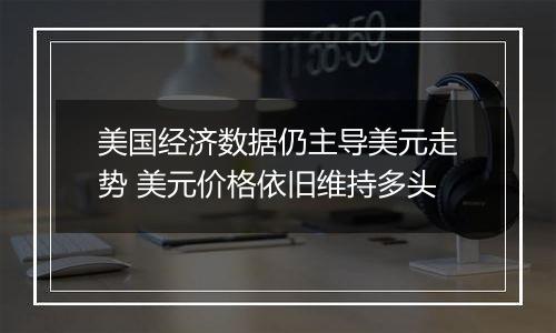 美国经济数据仍主导美元走势 美元价格依旧维持多头