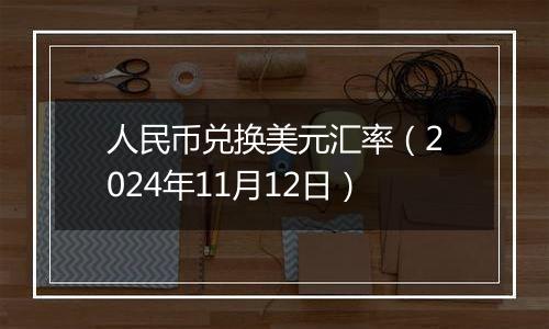 人民币兑换美元汇率（2024年11月12日）