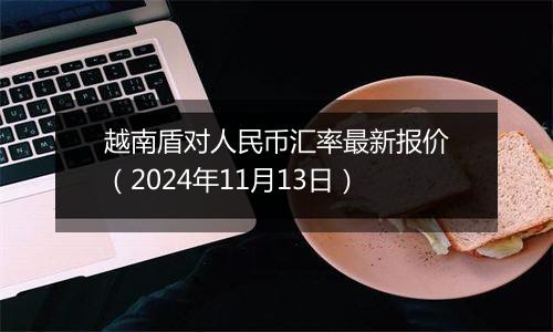 越南盾对人民币汇率最新报价（2024年11月13日）