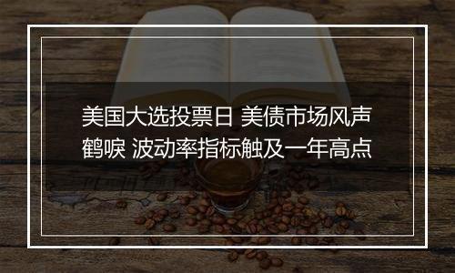 美国大选投票日 美债市场风声鹤唳 波动率指标触及一年高点